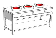 Плита индукционная WOK Heidebrenner ETK-I-W 732337