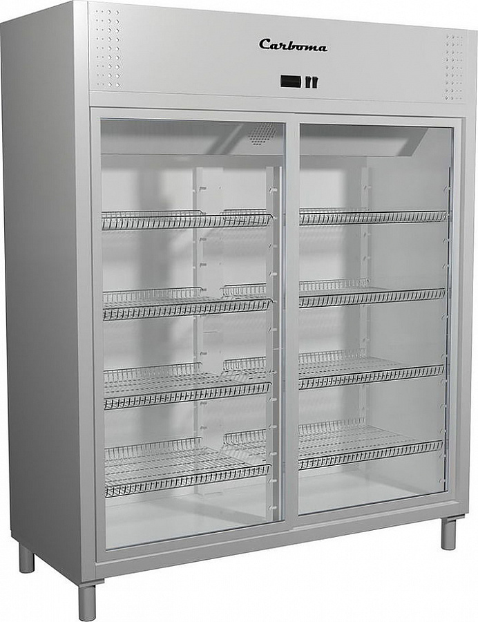 Шкаф холодильный Carboma R1400К INOX