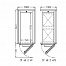 Шкаф расстоечный  Pavailler  CF 68 2 APS 60X80 1 дверь 2 тележки